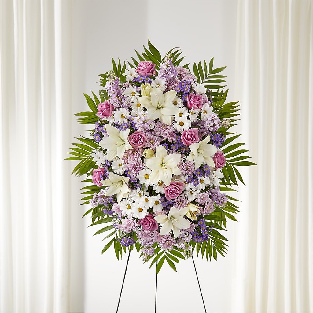 Surrounded by Love Standing Spray - Salem Florist