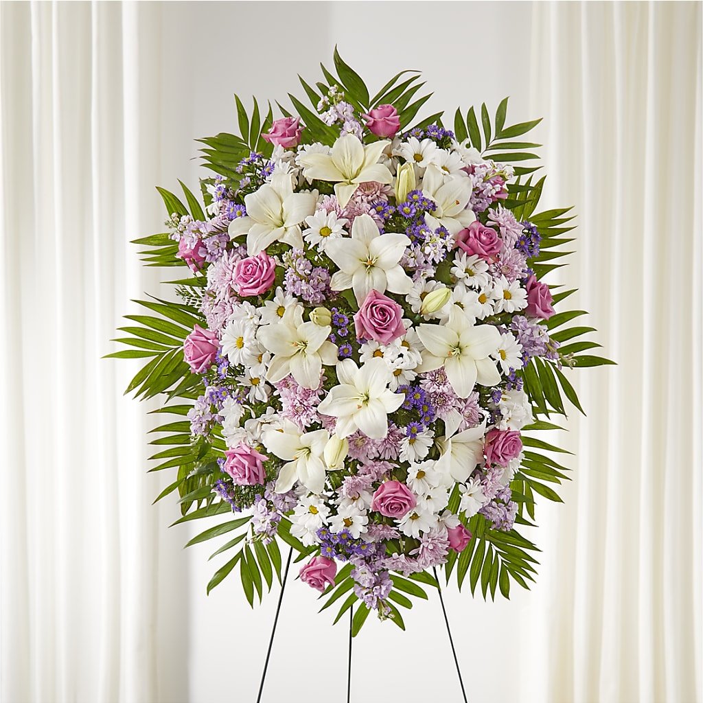 Surrounded by Love Standing Spray - Salem Florist