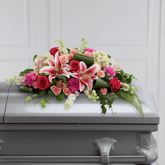Splendid Grace Casket Spray - Salem Florist