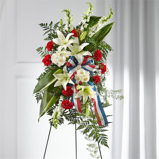 Stars of Life Standing Spray - Salem Florist