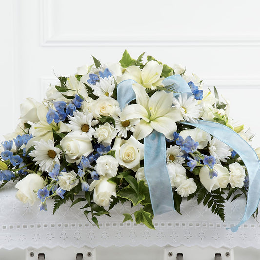 Tender Treasure Casket Spray - Salem Florist