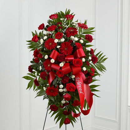 Treasured Memories Standing Spray - Salem Florist