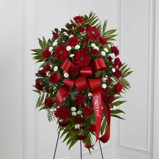 Treasured Memories Standing Spray - Salem Florist